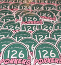 126 Porker Stickers